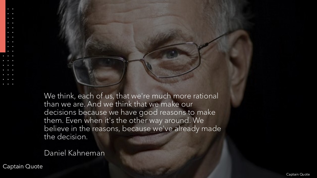 Kahneman Rationale decisions